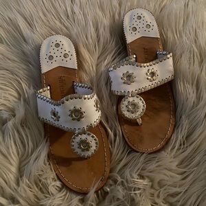 Lightly worn Jack Rogers wedges